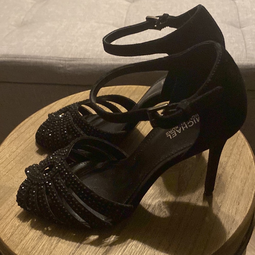 Stunning MICHAEL Michael Kors Suede Sandal High Heels